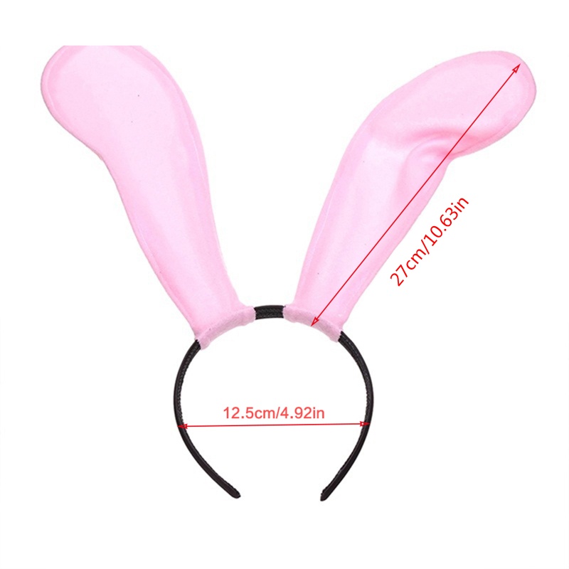 Băng Đô Cài Tóc Hình Tai Thỏ Dễ Thương Dành Cho Nữ