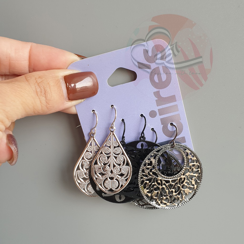 Bộ sưu tập bông tai và set bông tai Claire xuất khẩu Mỹ số 1