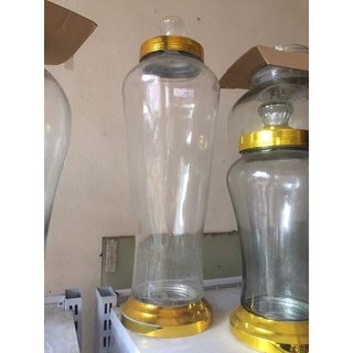 Bình thủy tinh ngâm rượu nắp vàng 3 lít