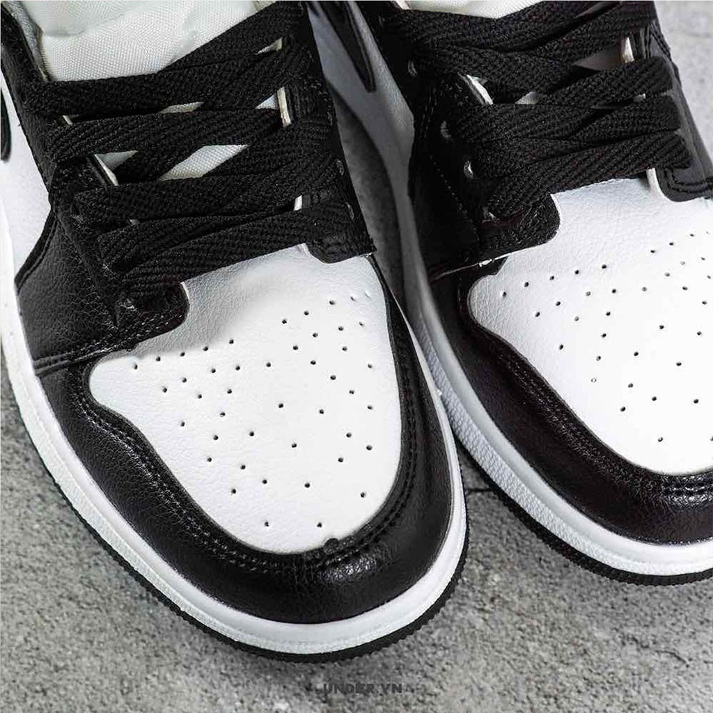 Giày Sneaker Nam Nữ Giày Nike Air Jordan 1 Panda Cổ Cao Trắng Đen Đẹp Cao Cấp 2021