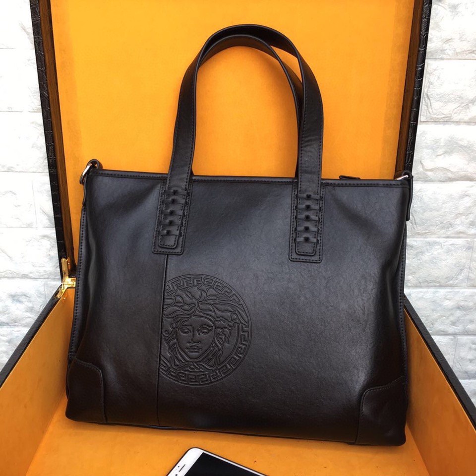 VErsace Cặp xách công sở đựng tài liệu da nguyên bản cao cấp 183LX-2700268