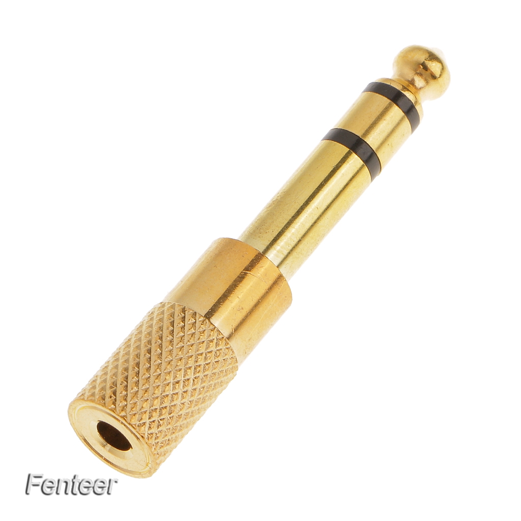 Phích cắm tai nghe âm thanh nổi 6.5mm sang 3.5mm