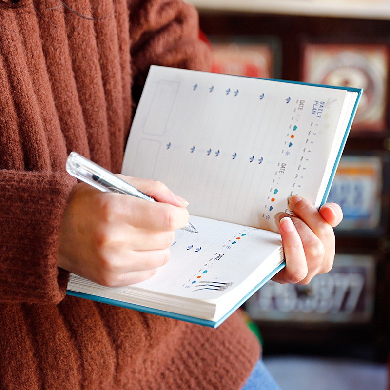 Sổ Kế Hoạch Làm Việc Sáng Tạo Sổ Nhật Ký Cuộc Sống EVERYDAY PLANNER 365 Ngày