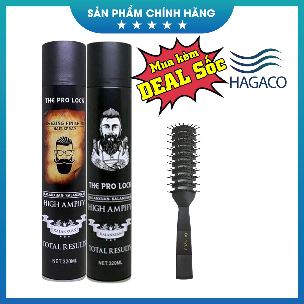 Gôm xịt tóc giữ nếp dành cho nam THE PRO LOCK 420ml chính hãng