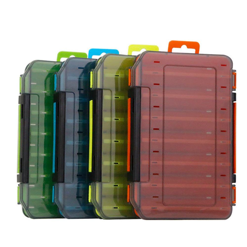 MUVAKO Hộp Đựng Phụ Kiện Câu Cá Hình Vuông Hai Mặt Tiện Dụng