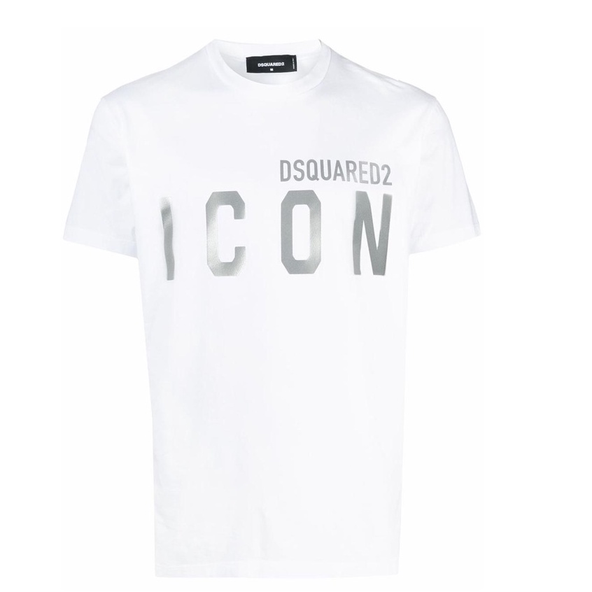 Áo thun in họa tiết Dsquared2 kiểu dáng thời trang