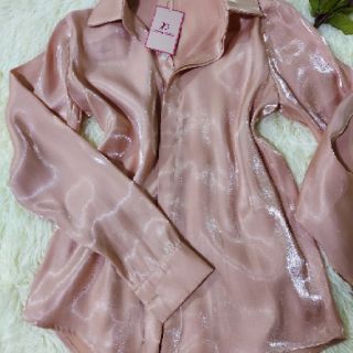 Áo sơ mi lụa ánh kim ( lụa 2 da)