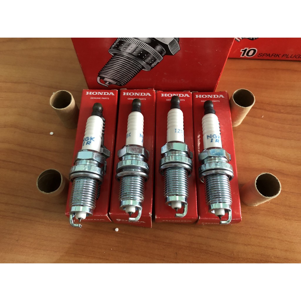 Bộ 4 bugi Honda CRV Honda Civic Honda CIty Honda Accord Acura Element 2.0 2.4 3.0 chân kim