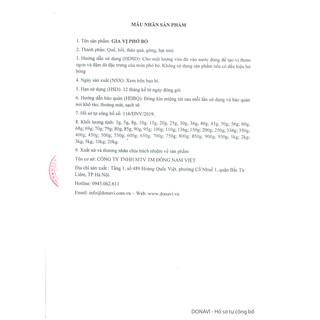 Gia vị phở bò Nahas