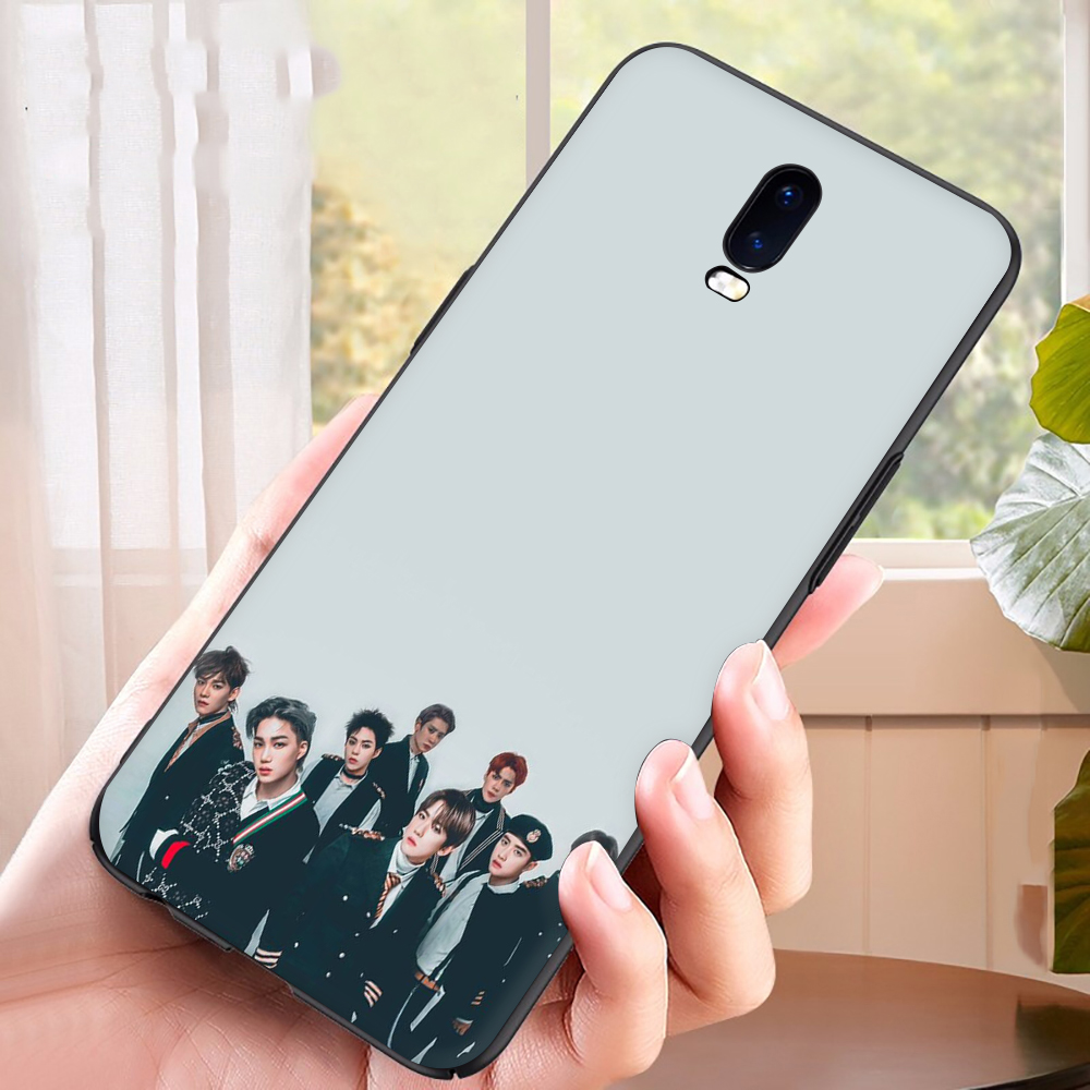 Ốp Điện Thoại Tpu Dẻo Màu Đen In Hình Nhóm Nhạc Exo Cho Oppo F11 Pro F5 A73 F7 F9 A7x F9 Pro F11 A9 2019