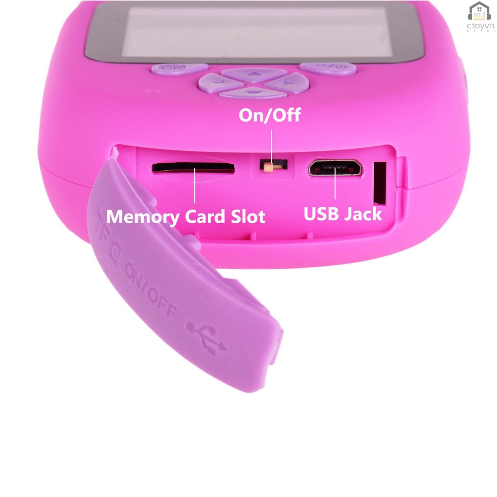 Bộ đàm 8MP ống kính kép 2.0inch IPS tự động lấy nét kèm pin chuyên dụng cho bé | BigBuy360 - bigbuy360.vn