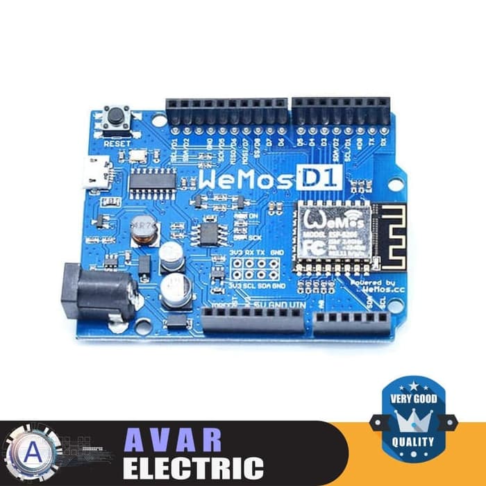 Bảng Mạch Wemos D1 R2 Wifi Esp8266 Esp-12 Arduino Uno