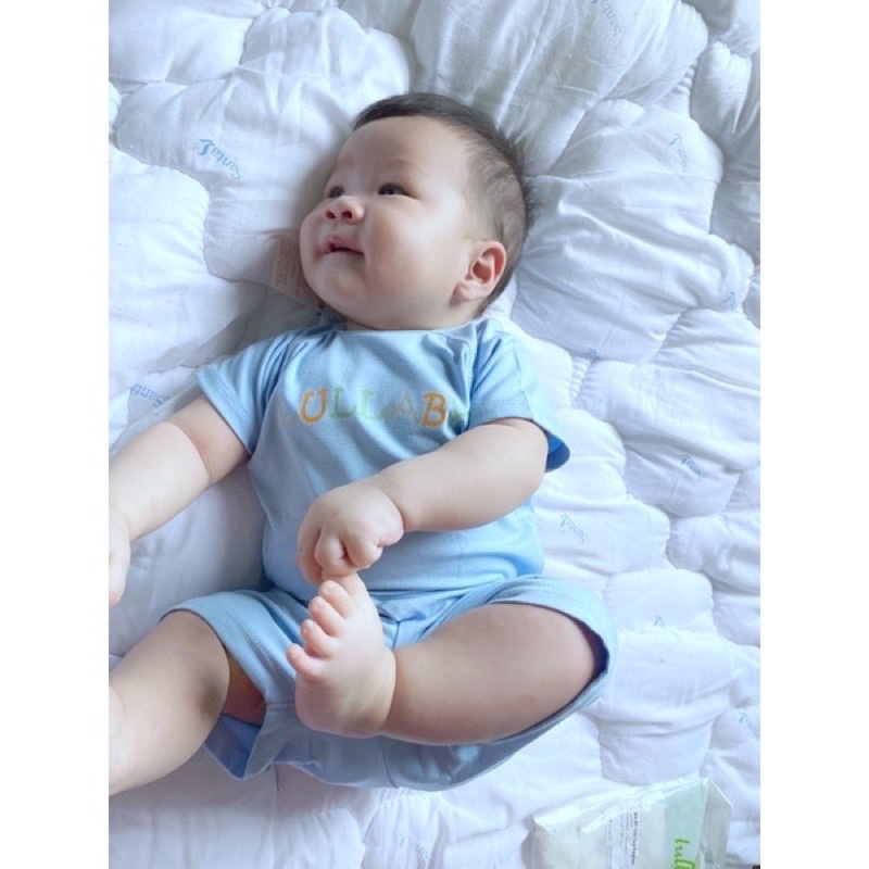 Bộ cộc tay Lullaby peptit bé trai, bé gái cao cấp