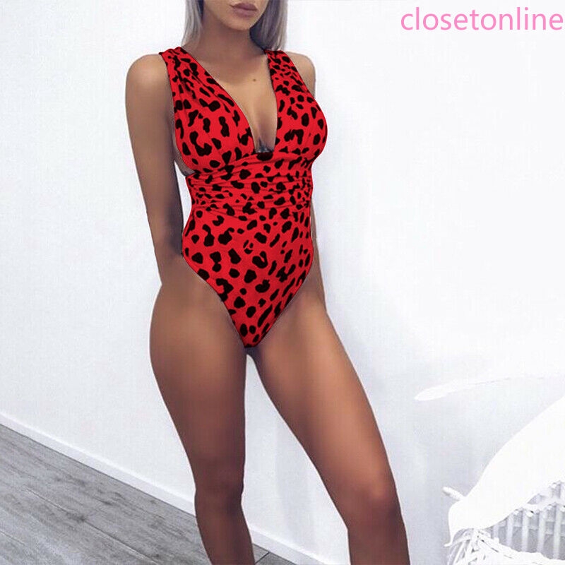 Áo một mảnh đi bơi họa tiết da báo thời trang gợi cảm | BigBuy360 - bigbuy360.vn