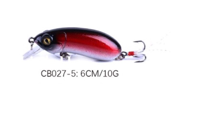 Mồi giả CC50 đủ size y hình 7g lưỡi 3 tiêu nhạy cá