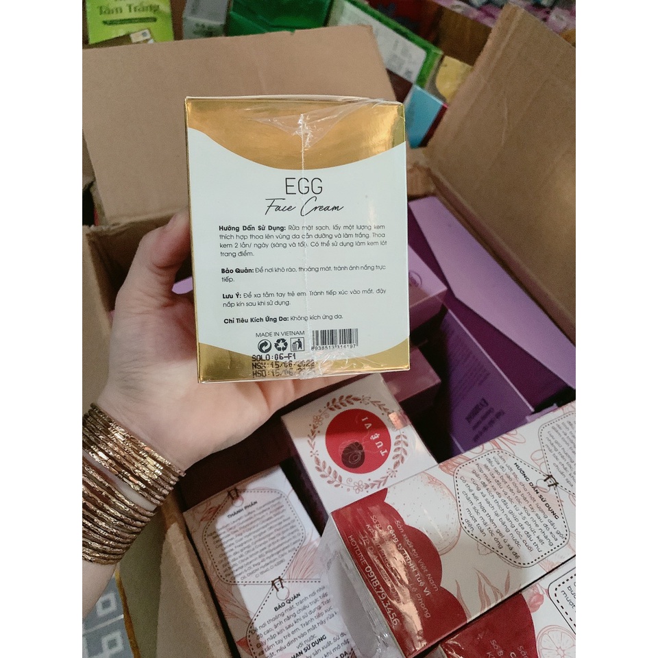 Kem Face Trứng Vàng Queenie Skin - Mỹ Phẩm Queenie Skin