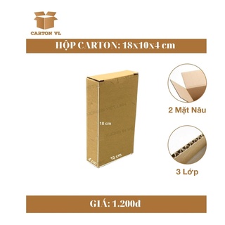 [Giá gốc tận xưởng] COMBO 100 Hộp 18x10x4 - Hộp Carton Đóng Hàng
