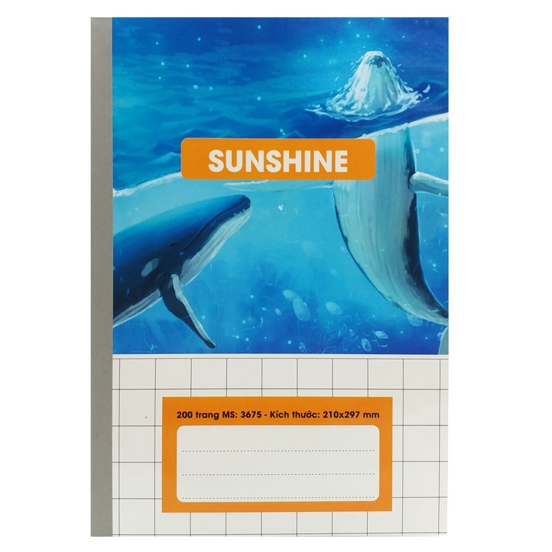 Vở May Gáy Sunshine A4 200 Trang 3675 (Mẫu Màu Giao Ngẫu Nhiên)