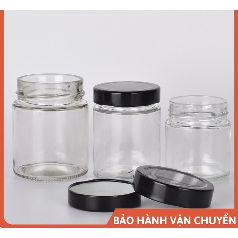HỦ THUỶ TINH SIÊU DẦY -NẮP THIẾC KÍN
