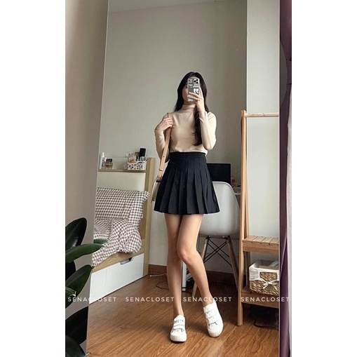 CHÂN VÁY TENNIS ULZZANG 2 MÀU HÀN QUỐC (Ảnh thật )