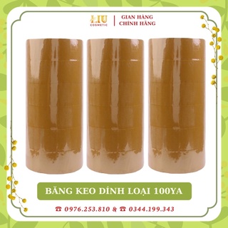 Băng keo dán niêm phong 100ya - băng keo trong / đục 5cm