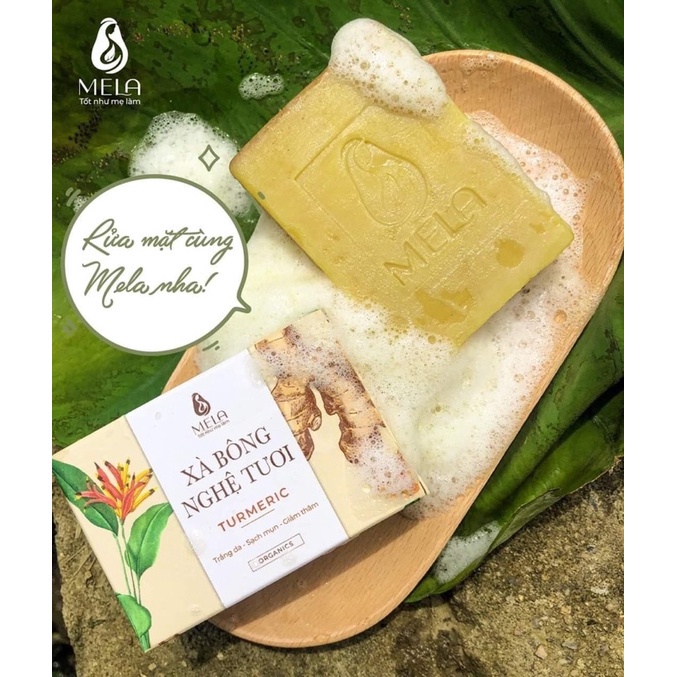 Xà Bông Nghệ Mela - Sữa Rửa Mặt Nghệ Nhân Sâm Mela
