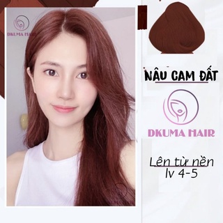 Màu Nhuộm Nâu Cam Đất Dkumahair.vn