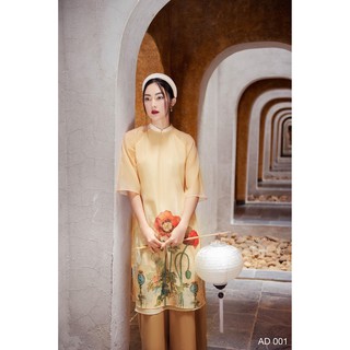 [TỔNG HỢP] Áo dài cách tân Organza - Áo dài Tây Thi chất đũi