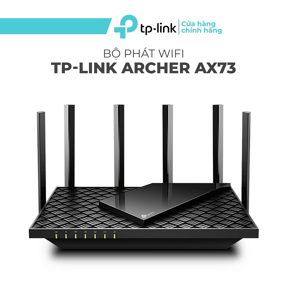 Bộ Phát Wifi TP-Link Archer AX73 Wifi 6 Gigabit Băng Tần Kép AX5400 - Sản phẩm chính hãng