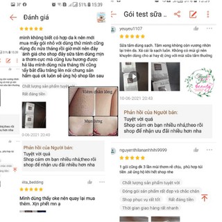 Gói test sữa tắm men rượu sake (Laco)