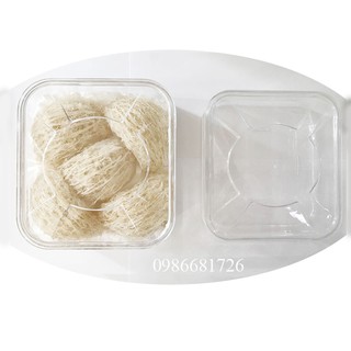 COMBO 10 HỘP VUÔNG ĐỰNG YẾN -16CMX14.6CMX6.6CM (100G)