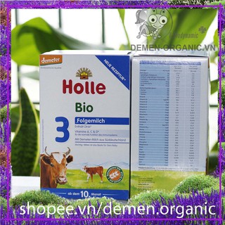 Sữa bò hữu cơ holle số 3 cho bé