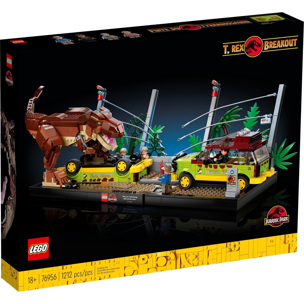 LEGO T. rex Breakout 76956 KHỦNG LONG BẠO CHÚA TRỐN THOÁT 0937BRICKS