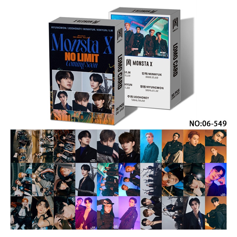 Hộp 30 Photocard hình Earthmix PERTH Chimon-Wachirawit Nanon-Korapat THE BOYZ MONSTA X