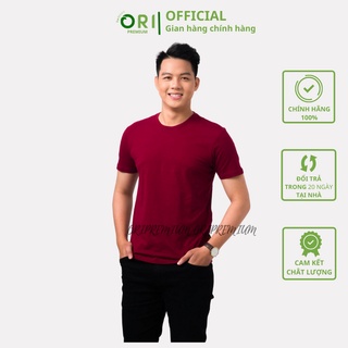 Áo Thun Nam Trơn Cổ Tròn GOLD RHINO, Áo Phông Nam Basic  Cao Cấp Hàng Hiệu Đẹp Thoáng Mát Tay Ngắn Đô japan