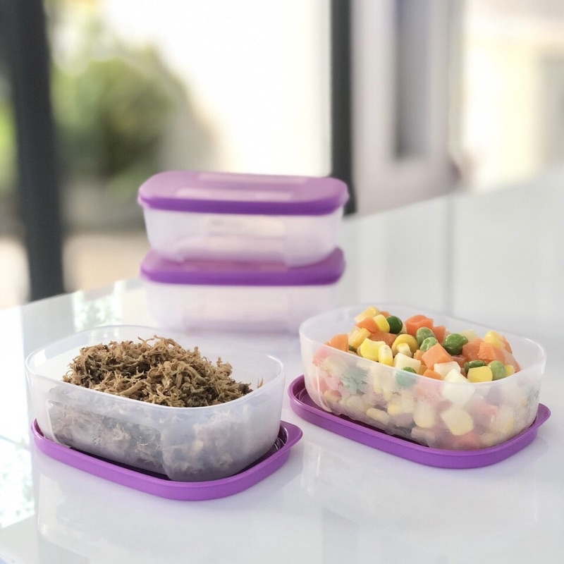 Hộp trữ đông Tupperware Mini Freezermate 140ml (01 hộp màu ngẫu nhiên) - Bảo hành trọn đời - Nhựa nguyên sinh