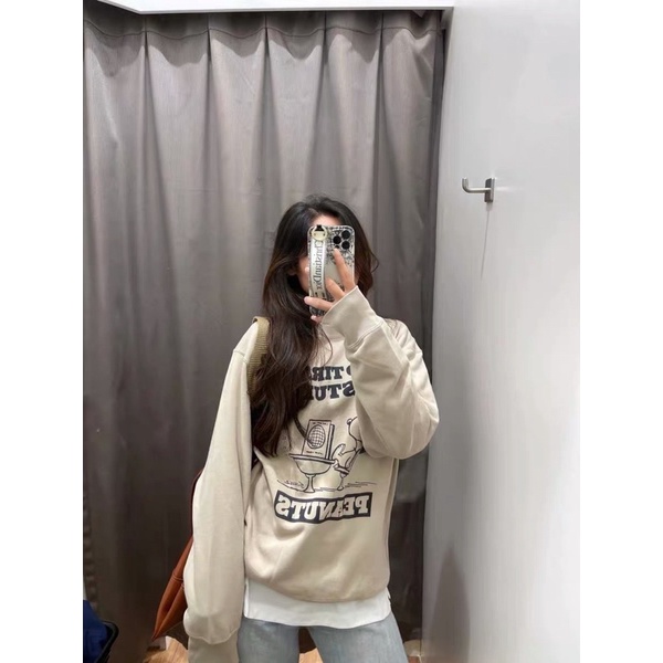 Áo nỉ trắng kem | BigBuy360 - bigbuy360.vn