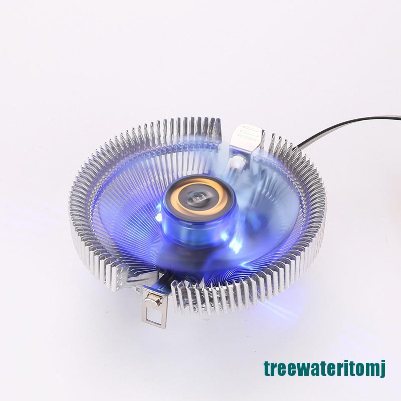 Quạt Tản Nhiệt Bằng Nhôm Có Đèn Led Cho Cpu Máy Tính