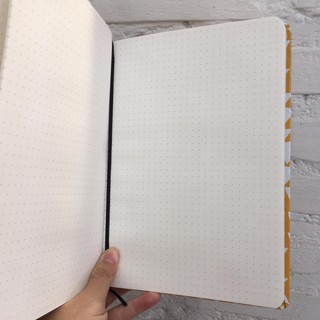Sổ tay Crabit Geometric vàng - dotgrid
