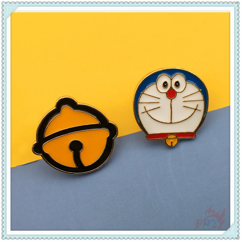 Huy hiệu cài áo thời trang hình Doraemon 02 - Anime
