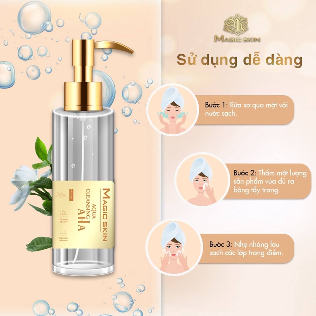 Nước tẩy trang dịu nhẹ AQUA CLEANSING AHA Magic Skin | BigBuy360 - bigbuy360.vn