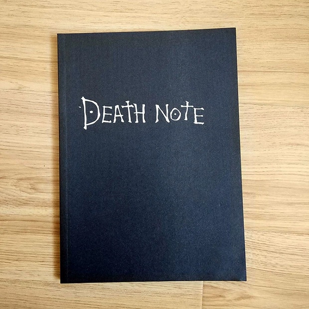 Sổ tay Death Note - Sổ ghi chú bìa da in họa tiết anime death note L 20.6cm x 14cm