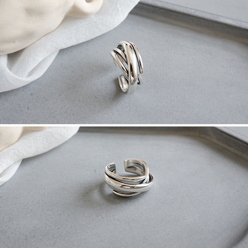 Nhẫn Bản To JP5 Điều Chỉnh Được Phong Cách Boho Cho Nữ