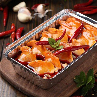 HỘP NHÔM, KHAY GIẤY BẠC đựng thực phẩm dùng 1 lần có ngăn có nắp đa dạng kích cỡ Dalaco.decor