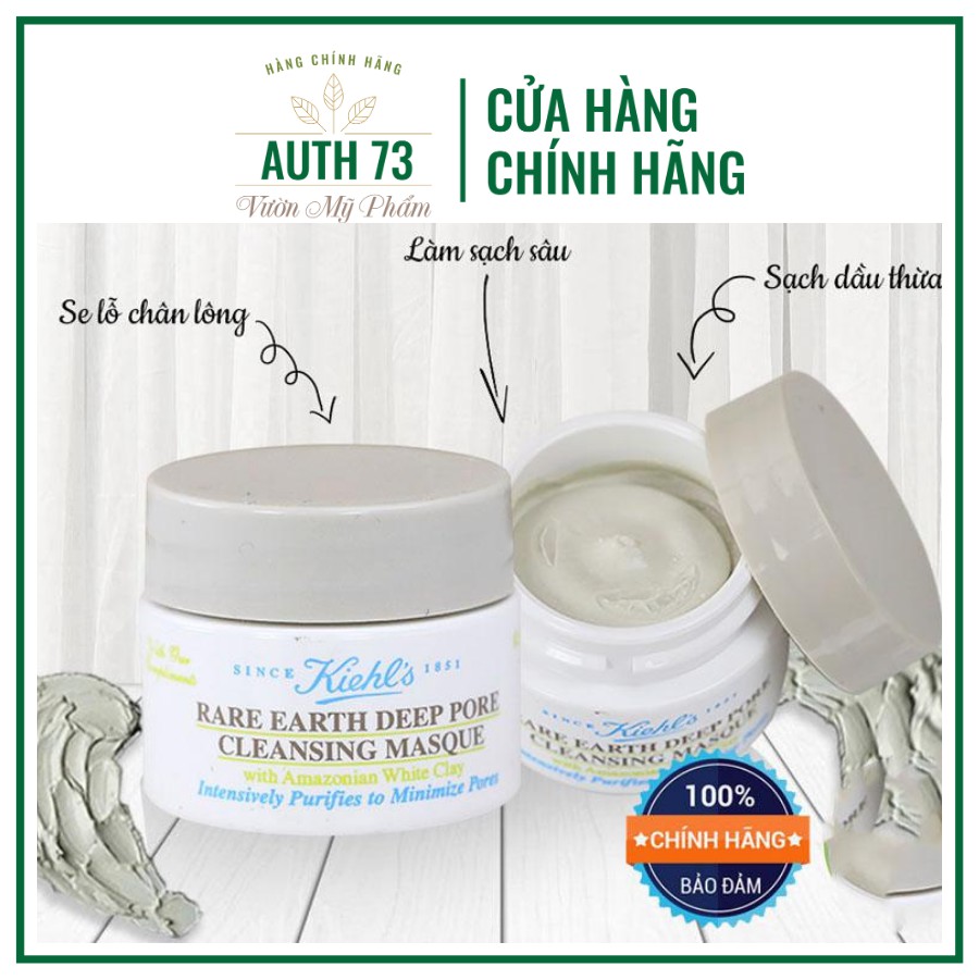 [KIEHL'S] Mặt nạ đất sét KIEHLS RARE EARTH DEEP PORE CLEASING MASQUE 14ml