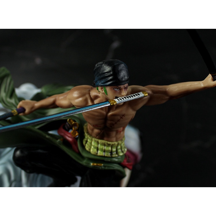 Mô Hình One Piece - Mô Hình Figure Zoro GK Resin Hổ Trắng