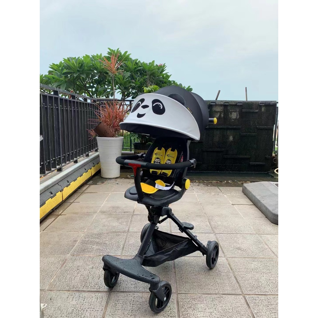 XE ĐẨY ĐẢO CHIỀU GẤP GỌN V-BABY J20 XOAY 360 ĐỘ NGÃ ĐƯỢC TỰA LƯNG VÀ XE ĐẨY V4