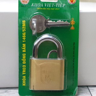 Ổ khóa đồng bấm Việt Tiệp 0152MB