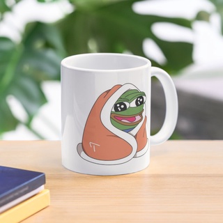 Cốc sứ meme hình chú ếch xanh đáng yêu