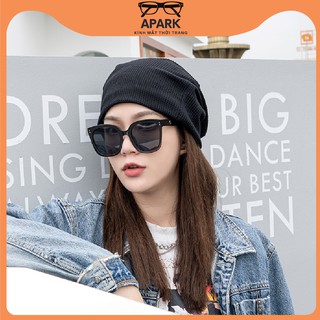 Kính ngầu mắt vuông to thời trang nam nữ , kính mát râm đi biên du lịch gọng nhựa dẻp cao cấp - apark AP23